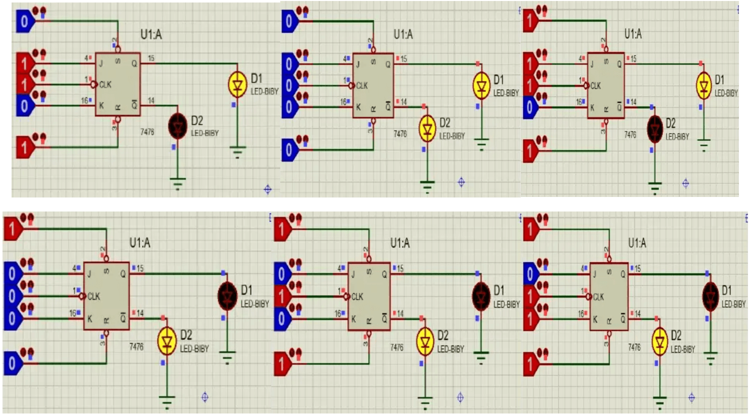 JK-Flip Flop Simulation Example